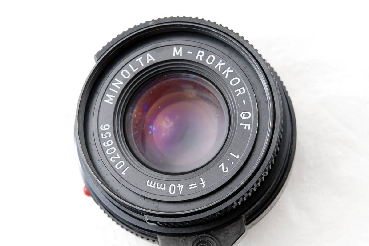 MINOLTA ミノルタ M-ROKKOR-QF 40mm F2 (1340)_画像10