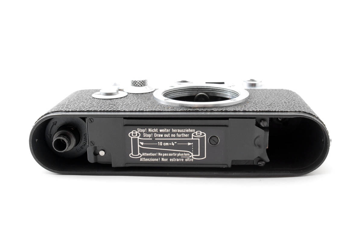 シリアル一致！貴重な鉄箱 化粧箱 取扱説明書付！Leica ライカ IIIf レッドダイヤル レッドシン セルフ付 レンジファインダー (1312)_画像7