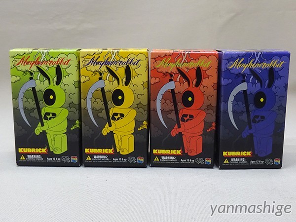 期間限定特別価格 リボルバー Mayhemrabbit KUBRICK キューブリック 全4種セット キューブリック、ベアブリック