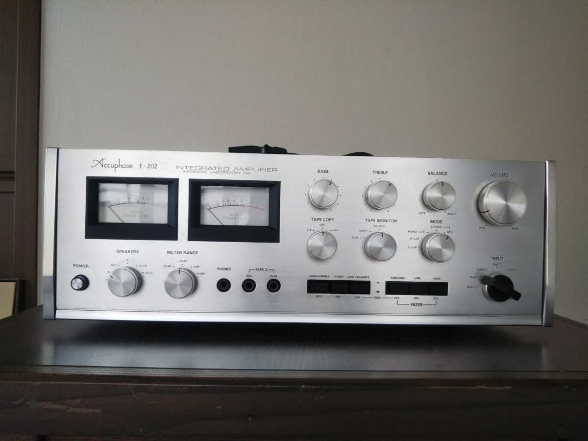 アキュフェーズ プリメインアンプ Accuphase E-202 ジャンク_画像1