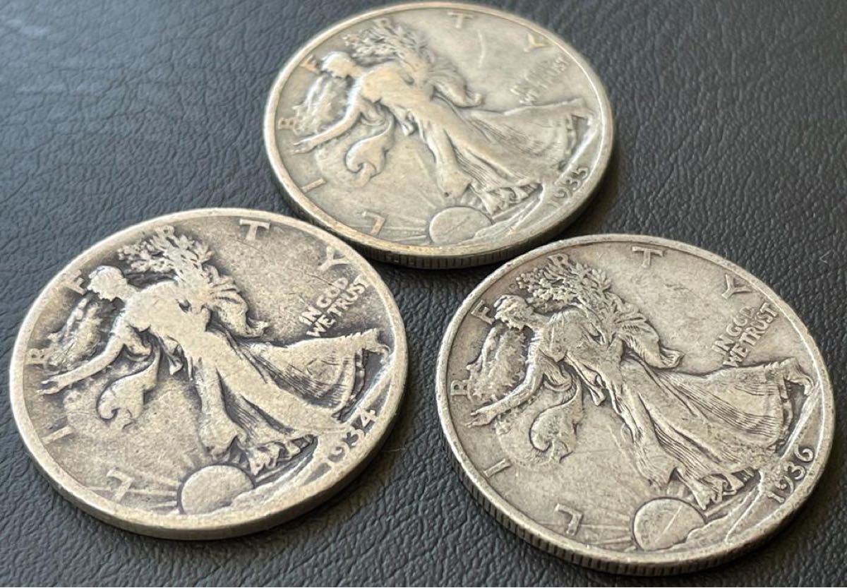 注目の アメリカ合衆国 1936 1 2ドラ銀貨 ウォーキングリバティ fawe.org