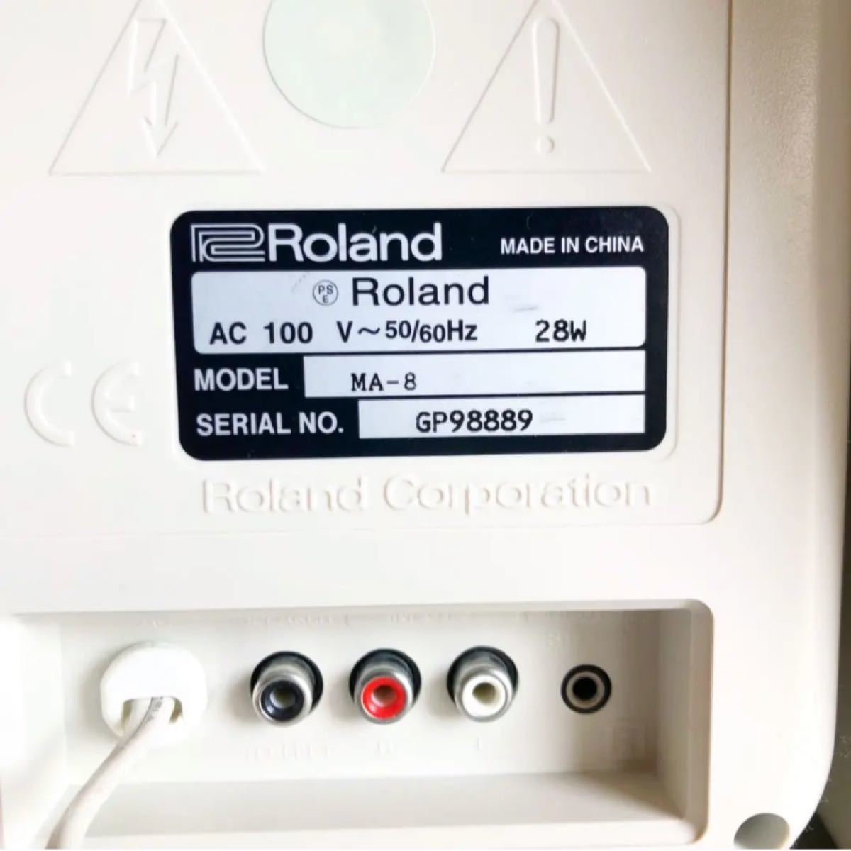 Roland ローランド MA-8 モニタースピーカー ペアセット アンプ Roland ローランド MA-8 モニタースピーカー ペアセット アンプ