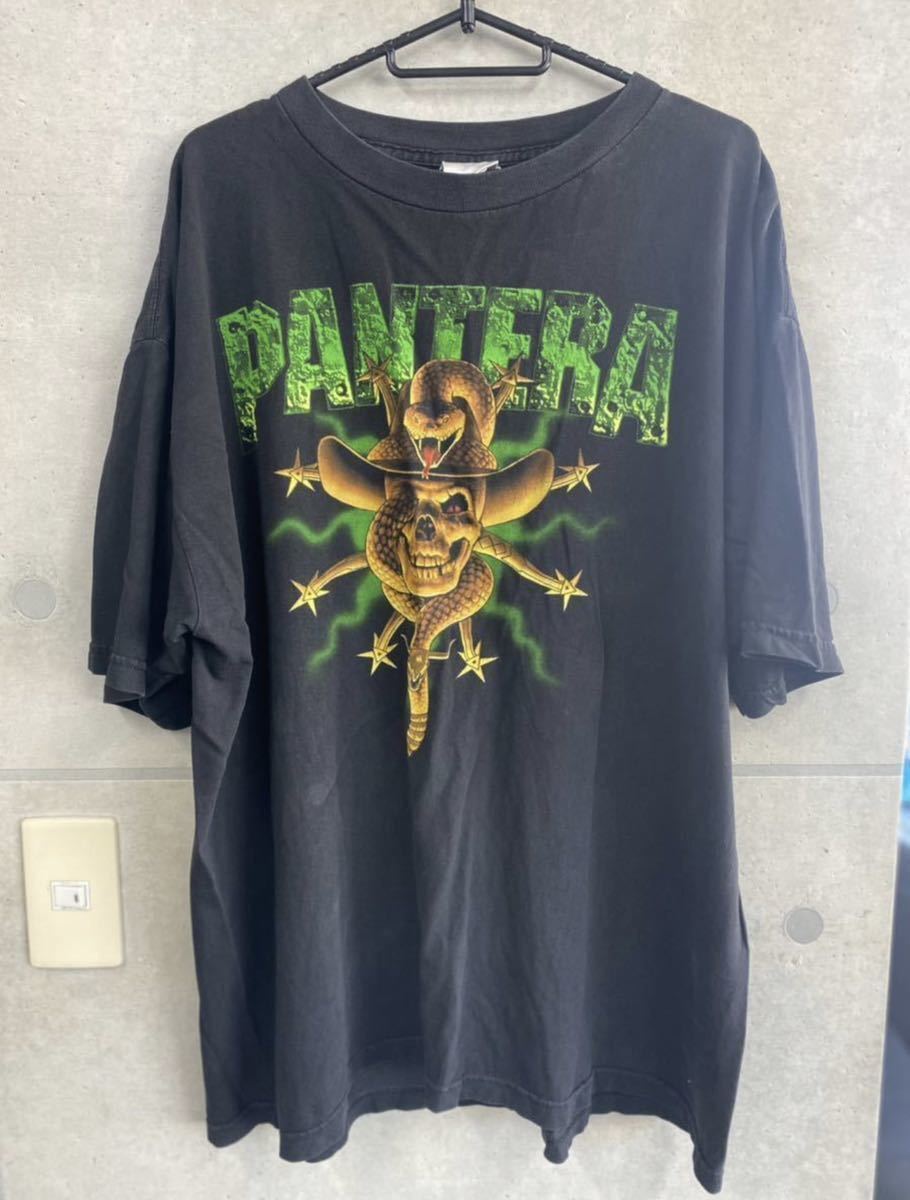 【人気急上昇】 PANTERA ビンテージ パンテラ TシャツXL USA製メタリカ アイアンメイデン Tシャツ