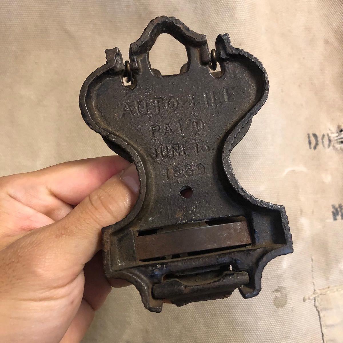 【antique】ファイルクリップ vintage 店舗什器 ブロカント 古道具 アンティーク ヴィンテージ US 古着 雑貨 ヴィクトリアン 文具