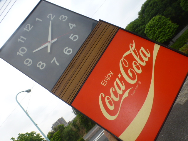 [ подлинная вещь!] Coca Cola часы Coca * Cola стена настенные часы гараж жизнь Chevrolet Astro Suburban Ame машина Chevy Van Setagaya основа 