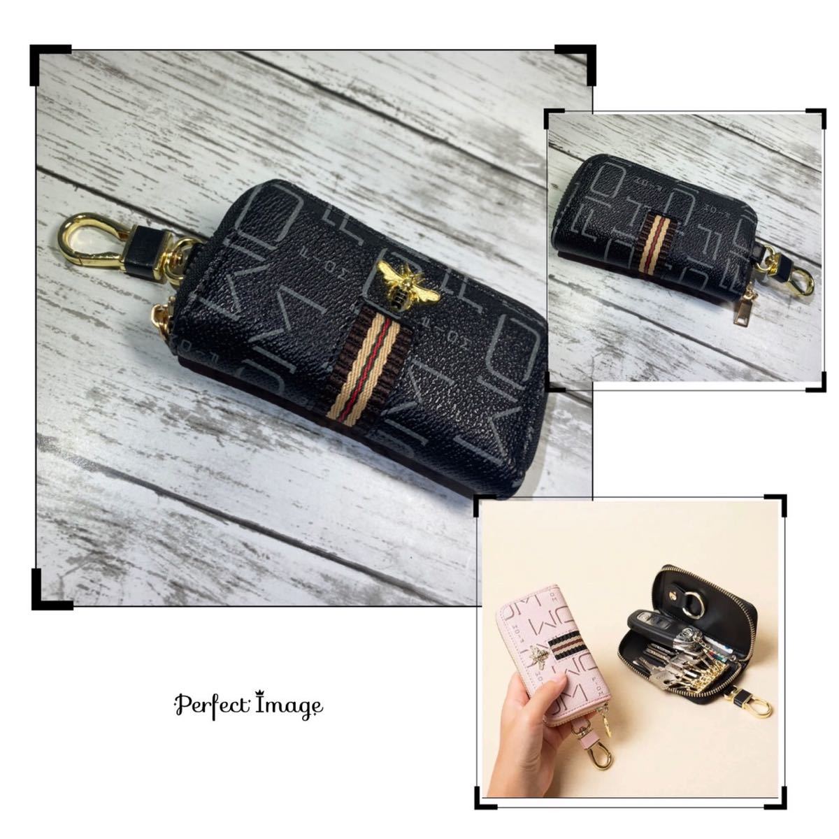 PayPayフリマ|キーケース 6連キーケース スマートキー 小銭入れ プレゼント ピンク レッド ブラック レザー おしゃれ 小物 キーリング PayPayフリマ|キーケース 6連キーケース スマートキー 小銭入れ プレゼント ピンク レッド ブラック レザー おしゃれ 小物 キーリング