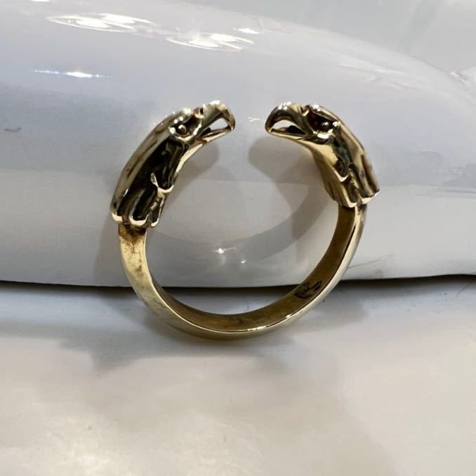LARRY SMITH/EAGLE DOUBLE FACE RING-