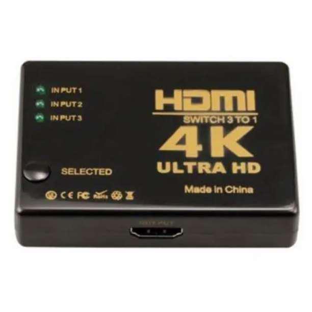 HDMI 切替器 4Kx2K HDMI分配器/セレクター 3入力1出力 TV