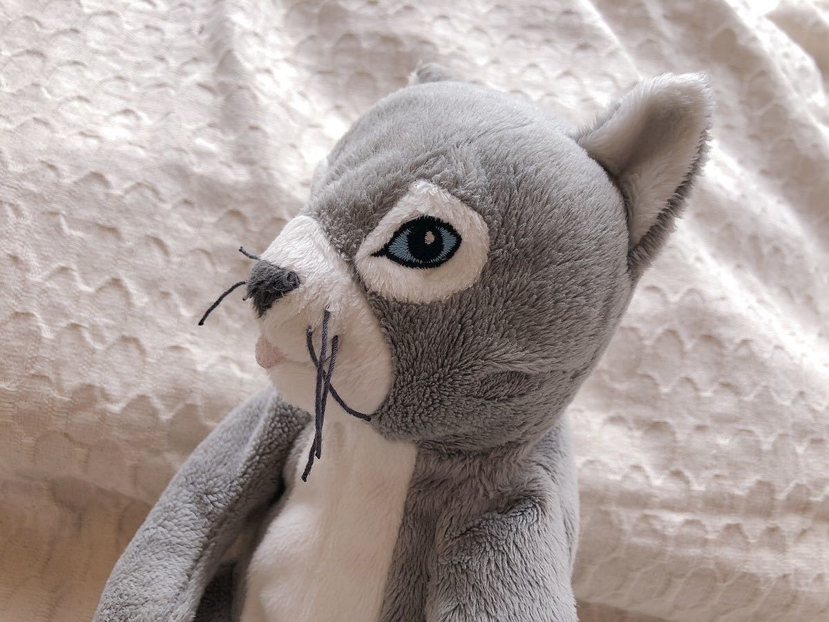 完売 IKEA 猫 ぬいぐるみ ニャンコ グレー ヒグチユウコ イケア せかいいちのねこ 絵本 ネコ 灰色 猫 廃盤