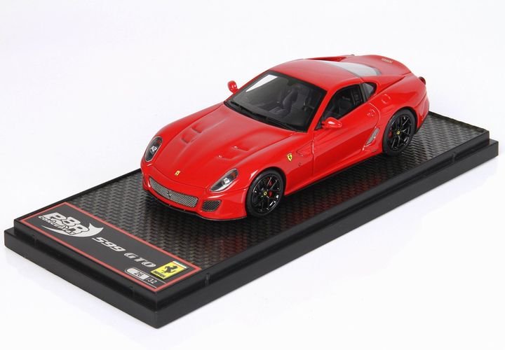 BBR 1/43 フェラーリ 599 GTO ロッソコルサ 32台限定 BBR Ferrari 599 GTO Rosso Corsa red / black wheel BBRC35B2 2022年発売_画像1