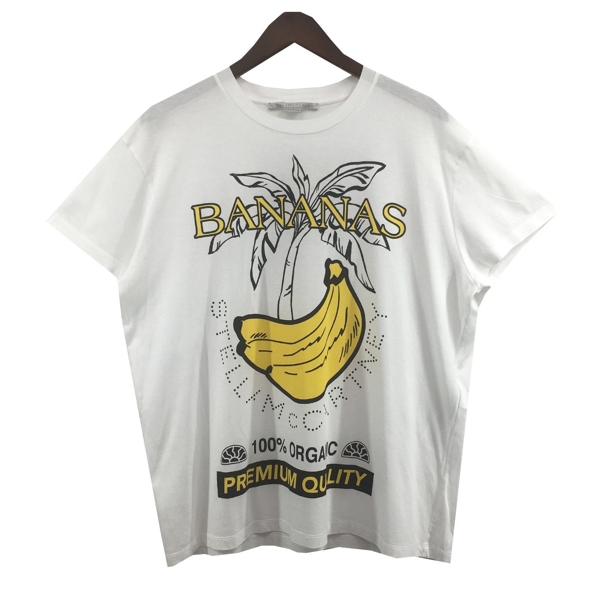STELLA McCARTNEY　 19SS BANANA T-SHIRT バナナ ロゴ プリント Tシャツ ：8056000113822