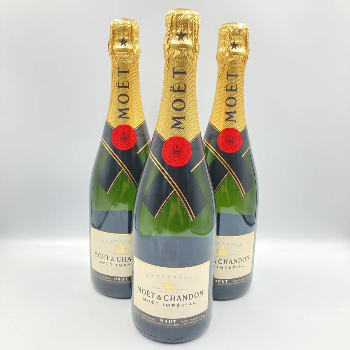 ☆未開栓 MOET&CHANDON モエ・エ・シャンドン 3本おまとめ☆容量750ml