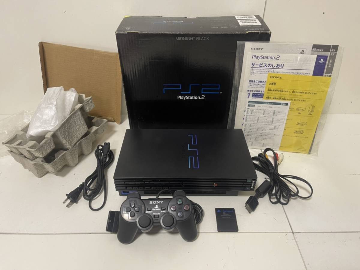 SONY PS2】箱付き本体 プレイステーション2 希少 - 家庭用ゲーム本体 SONY PS2】箱付き本体 プレイステーション2 希少 - 家庭用ゲーム本体