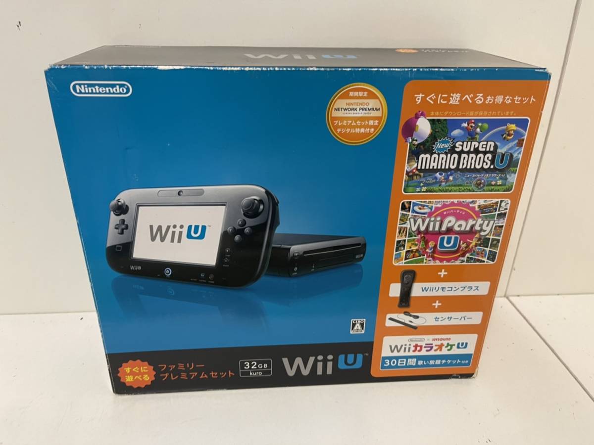 任天堂 Wiiu 本体【ファミリープレミアムセット】「New スーパーマリオ