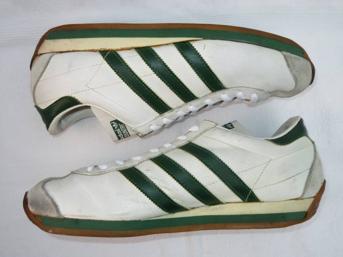 ヴィンテージ 激レア！ 80年代 フランス製 adidas カントリー saize8 オリジナル ビンテージ made in FRANCE _画像10