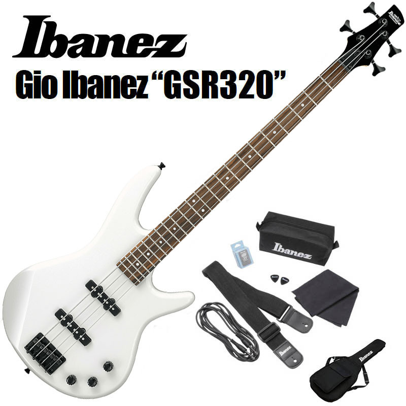 Ibanez GSR320-PW エレキベースセット〈アイバニーズ