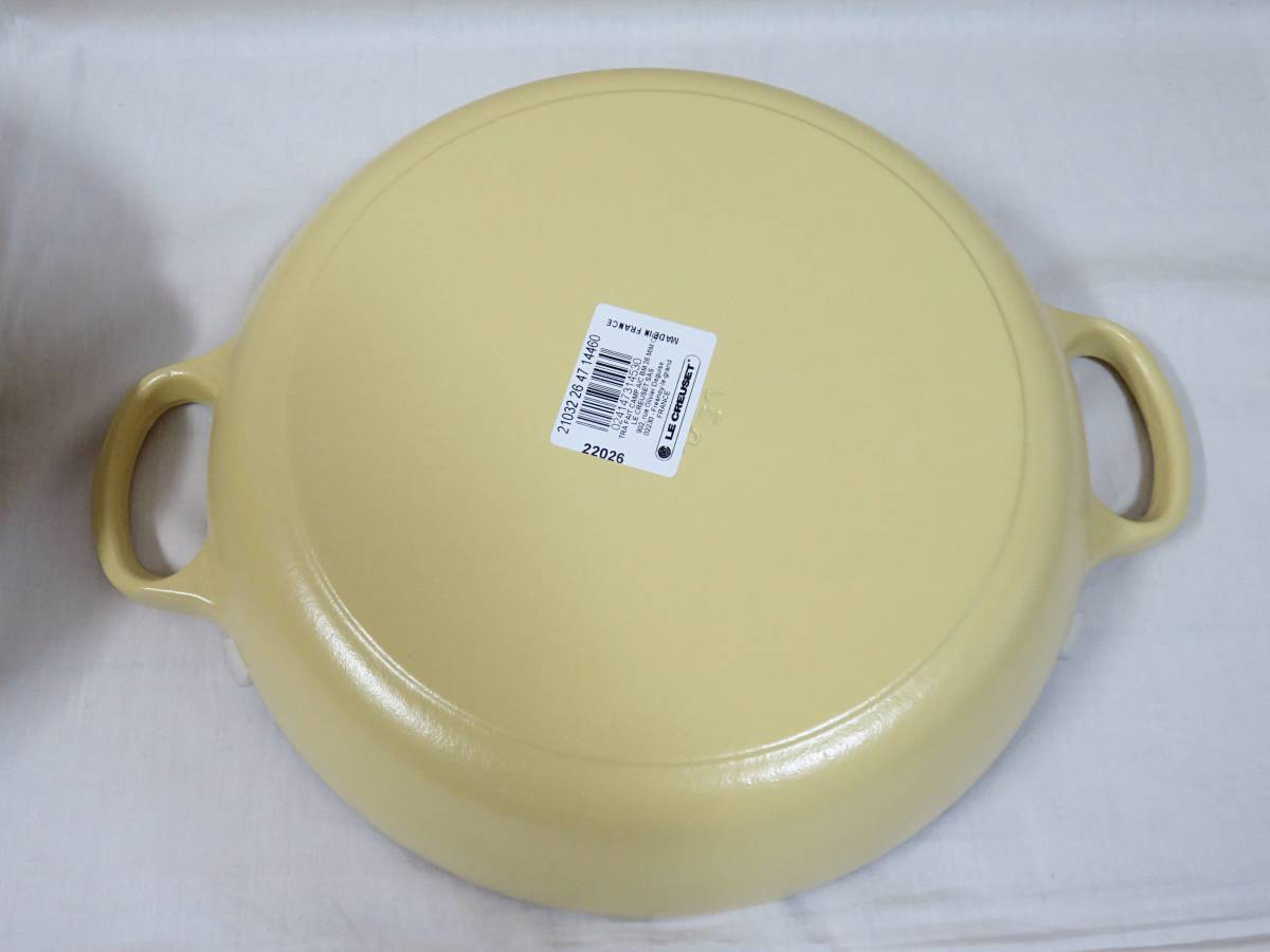 ル・クルーゼ LE CREUSET ビュッフェ・キャセロール 26cm ミモザ 鍋 外