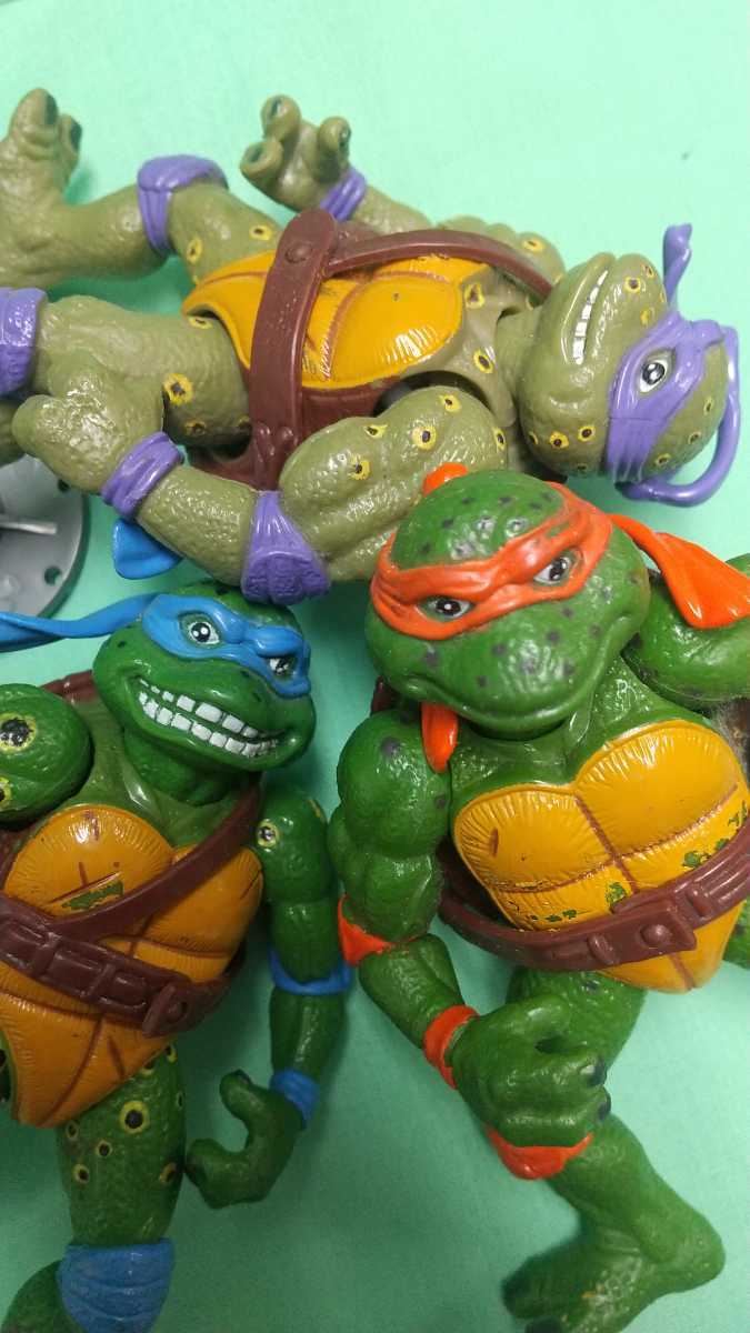 ビンテージ タートルズ TMNT フィギュア ムービースター 4体_画像8