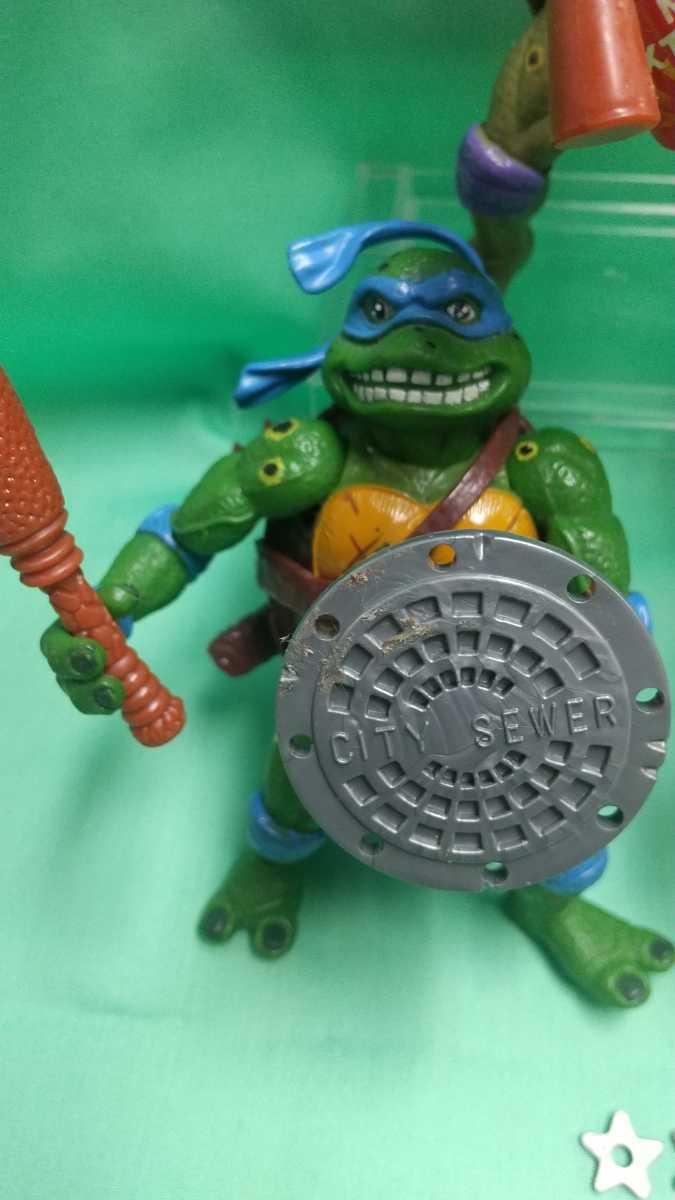 ビンテージ タートルズ TMNT フィギュア ムービースター 4体_画像3