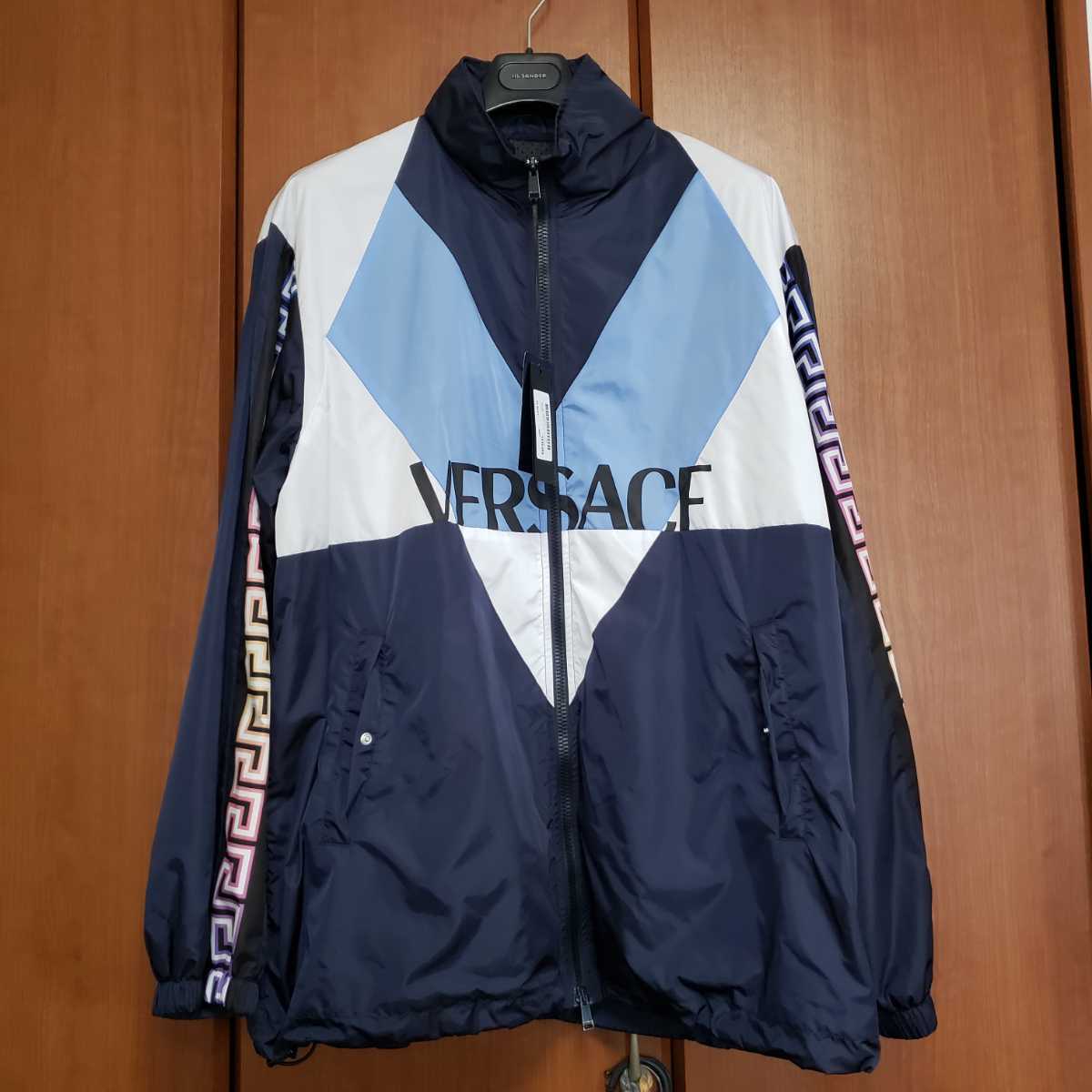 【新品】VERSACE GRECA NYLON JACKET 52 ベルサーチ ヴェルサーチ グレカ ナイロン ジャケット ウインドブレーカー バロック_画像6