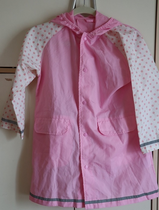  bell mezzo n плащ 110cm/ ранец соответствует / водоотталкивающий / плащ / непромокаемая одежда / функция плащ / ранец пальто / девочка розовый симпатичный 