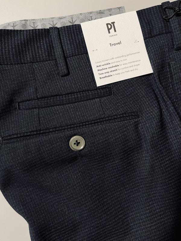 新品】PT TORINO トラベラー パンツ 46 TECHNO WASHABLE WOOL SKINNY
