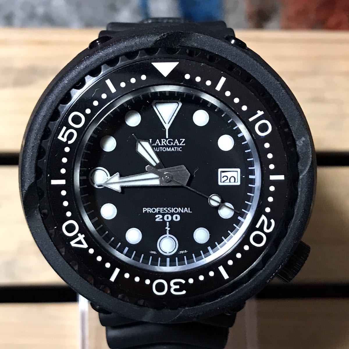 品 LARGAZ LHS7010 SEIKO マリンマスター オマージュ マット 品 LARGAZ LHS7010 SEIKO マリンマスター オマージュ マット