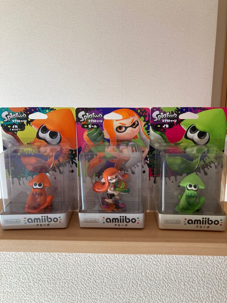 スプラトゥーン amiibo イカ イカ(オレンジ) ガール 新品未開封 Splatoon スプラトゥーンアミーボ