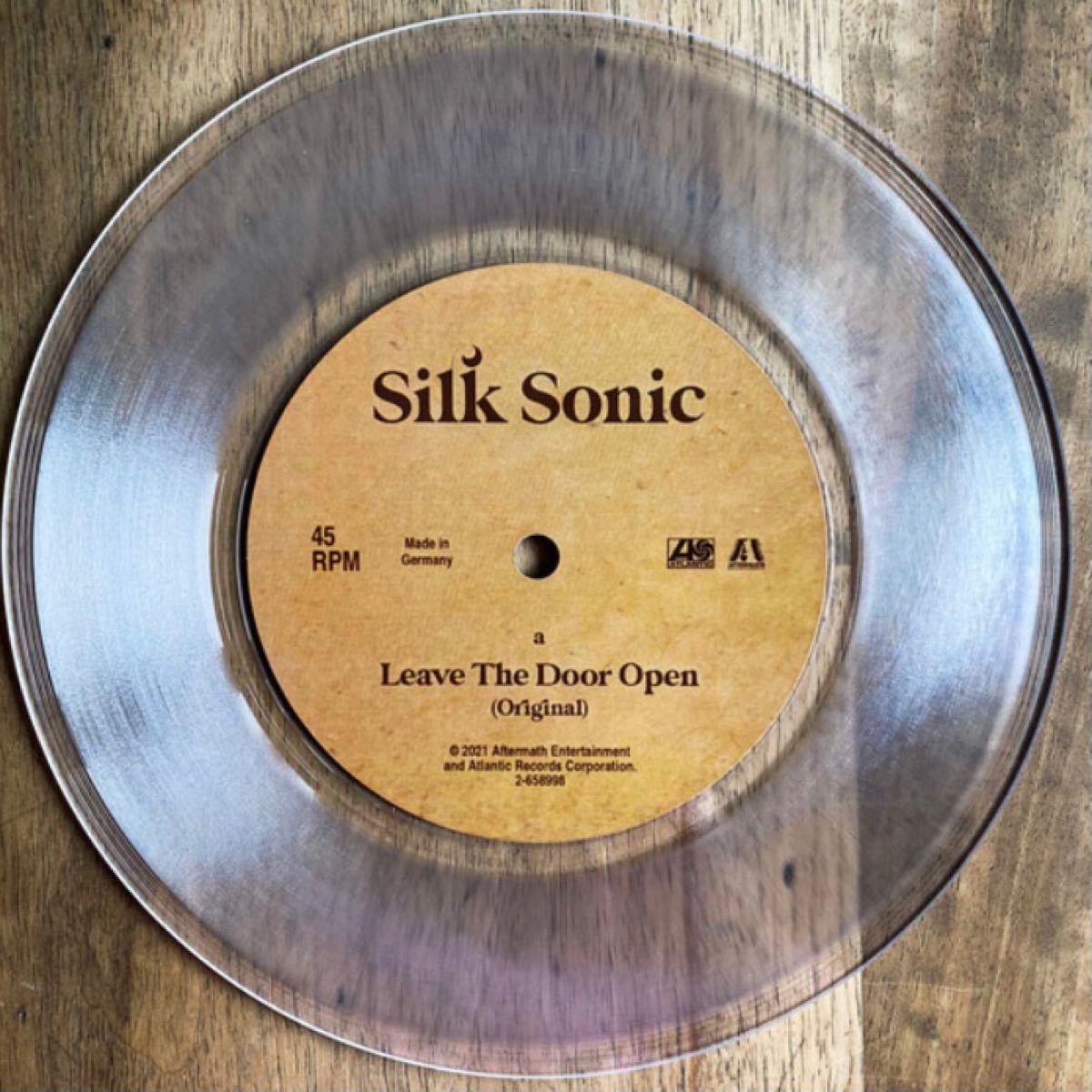 silk sonic Leave The Door Open 7インチ ブルーノマーズ アンダーソン