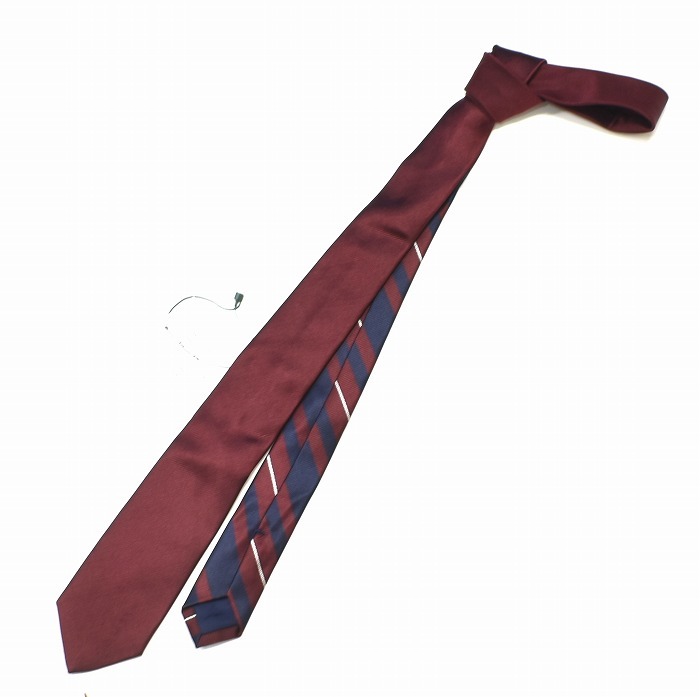 玄関先迄納品 ネクタイ ストライプ エッセンシャル NECKTIE STRIPE