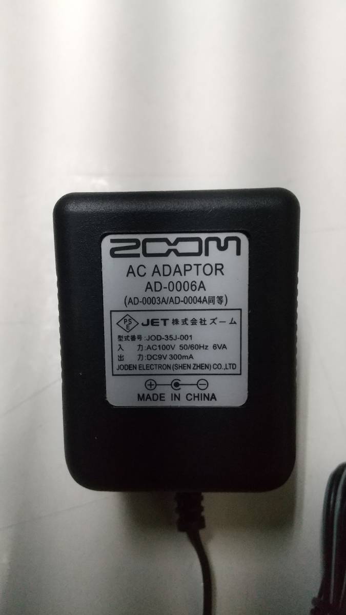 品】ZOOM(ズーム）/ AD-0006A ACアダプター