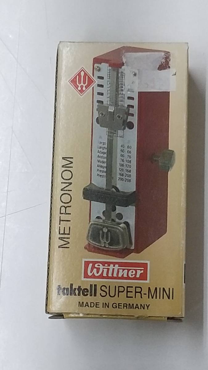 [ unused goods ]WITTNER( Wit na-)/ metronome super Mini takteru ruby 884051