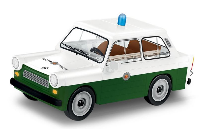 COBI block * 1/35 size automobile * tiger van to601 East Germany person . police patrol car Trabant 601 Volkspolizei DDR * new goods * EU made 