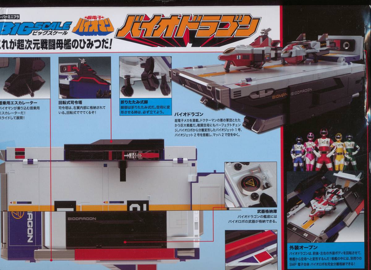 スーパーミニプラ SMP 超電子バイオマン ビックスケール バイオ