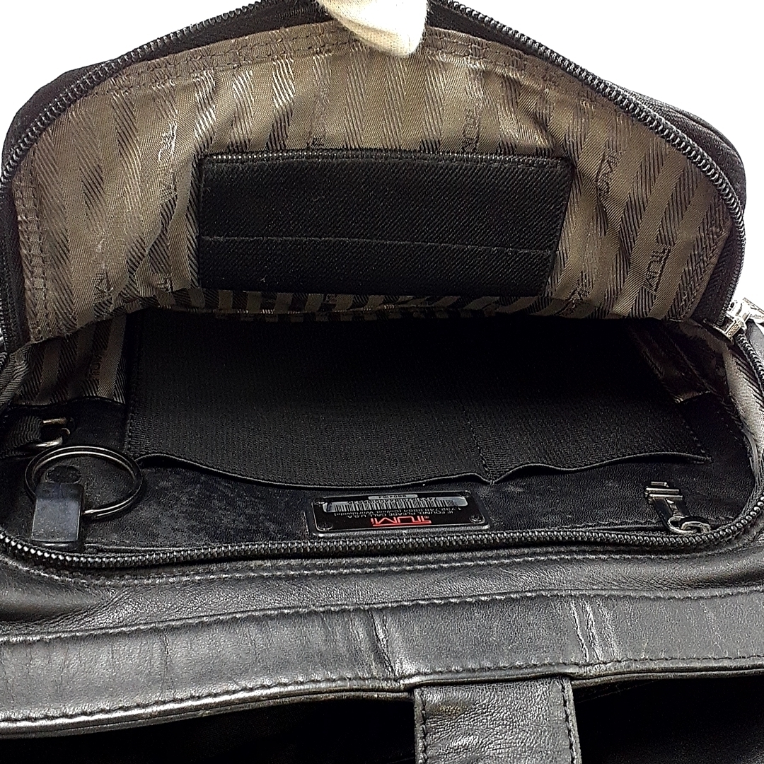 記念日記念日極美品 TUMI 2way ナパレザー ブリーフケース 黒 96041D4