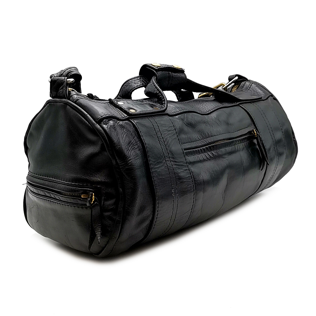  бесплатная доставка Langlitz Leathers Langlitz Leathers сумка "Boston bag" путешествие сумка путешествие портфель сумка на плечо сумка 2WAY кожа чёрный серия мужской 