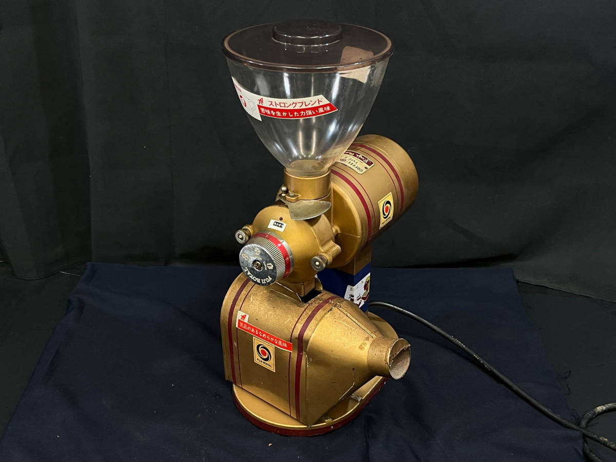 Fuji Royal フジローヤル R-440 電動コーヒーミル ゴールド 業務用 高評価のクリスマスプレゼント フジローヤル R-440 業務用 コーヒーミル ゴールド 電動 コーヒーメーカー
