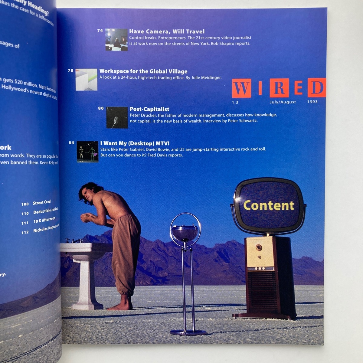 洋雑誌 WIRED Peter Gabriel　Cuts the First Interactive　1993.7-8　＜ゆうメール＞_画像4