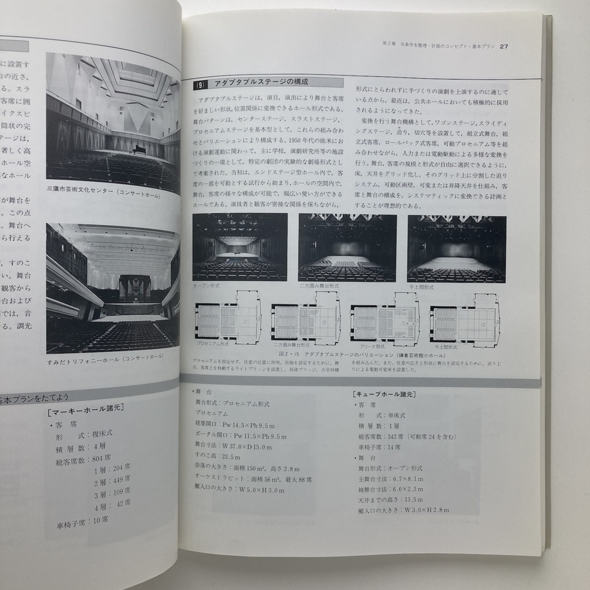 建築計画・設計シリーズ 12　公共ホール　市ヶ谷出版　1999年　＜ゆうメール＞_画像6