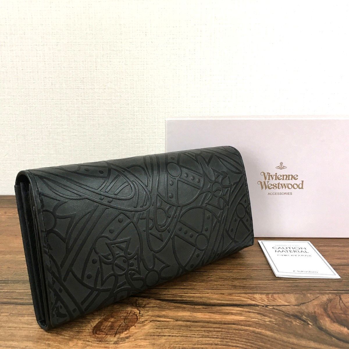 ☆送料無料☆ 極美品 Vivienne Westwood 長財布 オーブ ブラック 箱付き 274