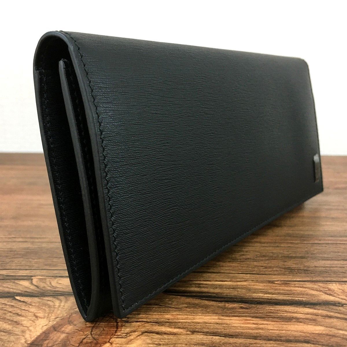☆送料無料☆ 未使用品 dunhill 長財布 ブラック レザー 箱付き 296
