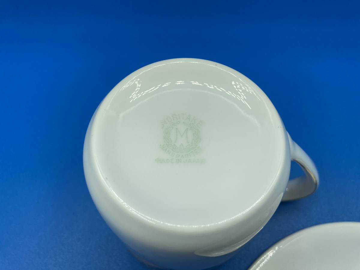 【保管品 箱なし】オールドノリタケ　★M-JAPAN印(輸出向け) ★カップ&ソーサー(1) ★サイズ 59mm×高さ70mm / 127mm_画像8