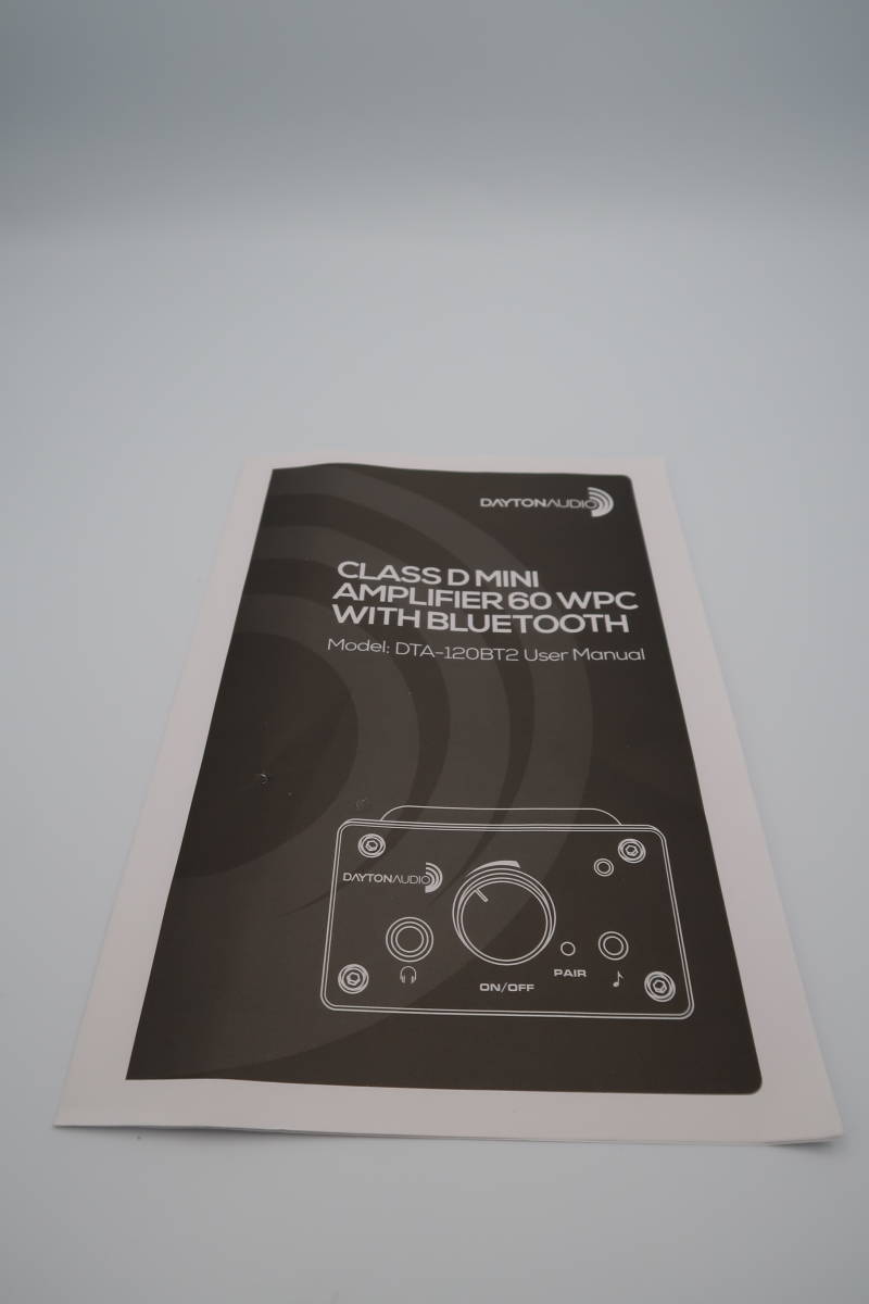 美品 良品☆高性能デジタル小型アンプ Dayton Audio DTA-120BT2 美品 良品☆高性能デジタル小型アンプ Dayton Audio DTA-120BT2