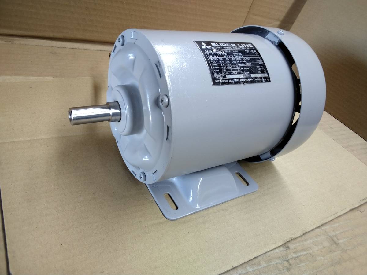 三菱 三相200V モーター 0.4kw 4P 品 、 bpbd.kendalkab.go.id