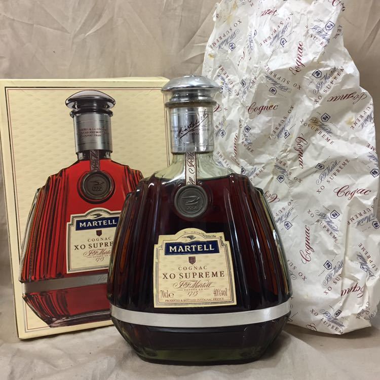 T1740】1円スタート 古酒 MARTELL XO Supreme マーテル スプリーム