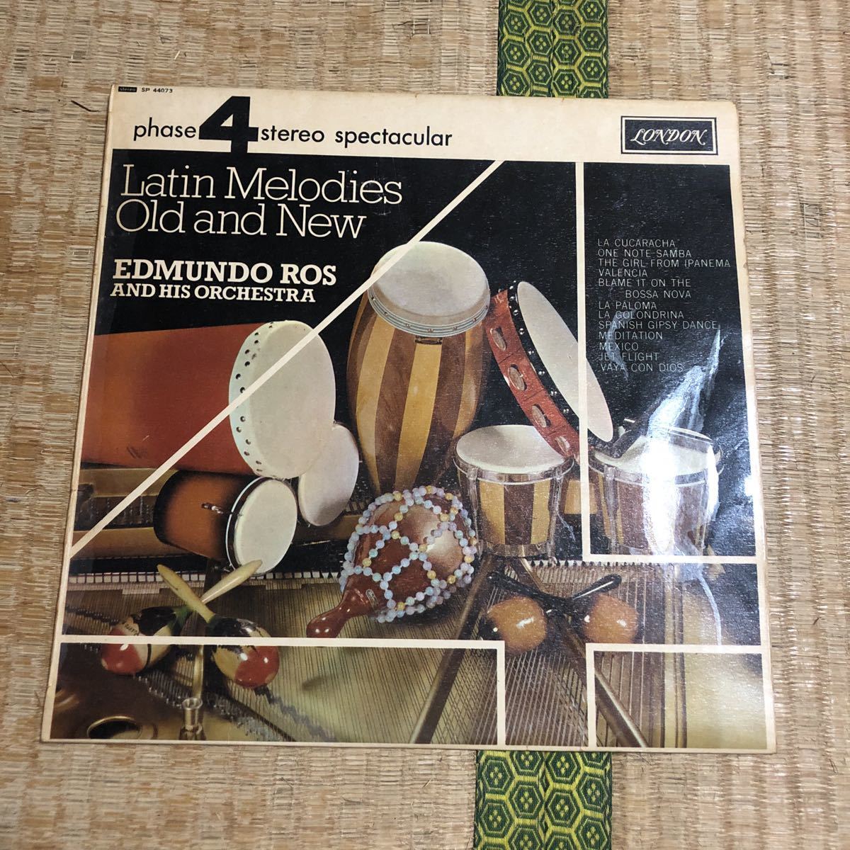 エドムンド・ロス　Latin Melodies Old And New UK盤レコード★_画像1