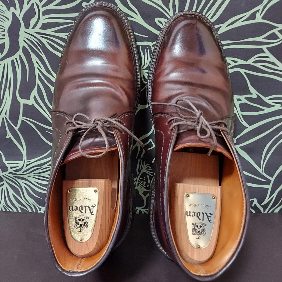 ALDEN オールデン チャーッカーブーツ バーガンディ 7 2/１ (25.5) SINCE1884 MADE IN USA SChukka Boot シューキーパ_画像2