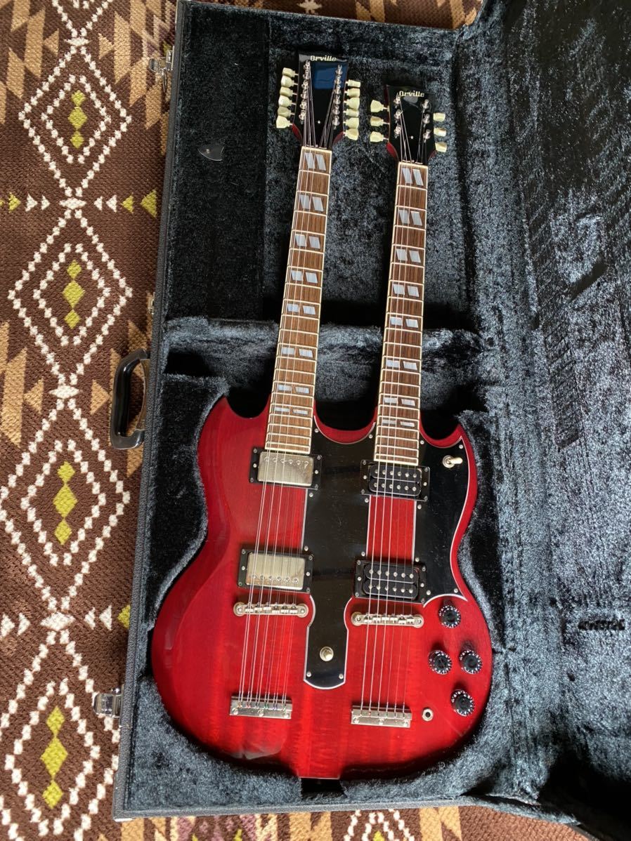 Yahoo!オークション - 超レア Orville SGD-160 Double Neck SG Yahoo!オークション - 超レア Orville SGD-160 Double Neck SG