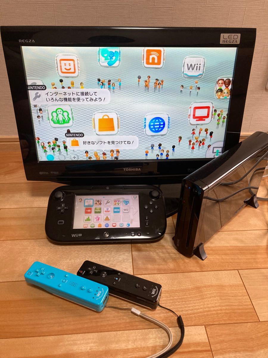 即納&大特価】 Wii U 太鼓の達人超豪華版+ワイヤレス充電器 +wii KURO 