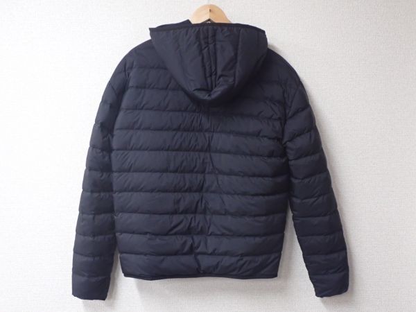 豊20BW1/1K〇MONCLER モンクレール MAGLIA CARDIGAN C/CAPPUCCIO DISTタグ スウェット切替 パーカー ダウンジャケット Mサイズ 美品〇_画像5